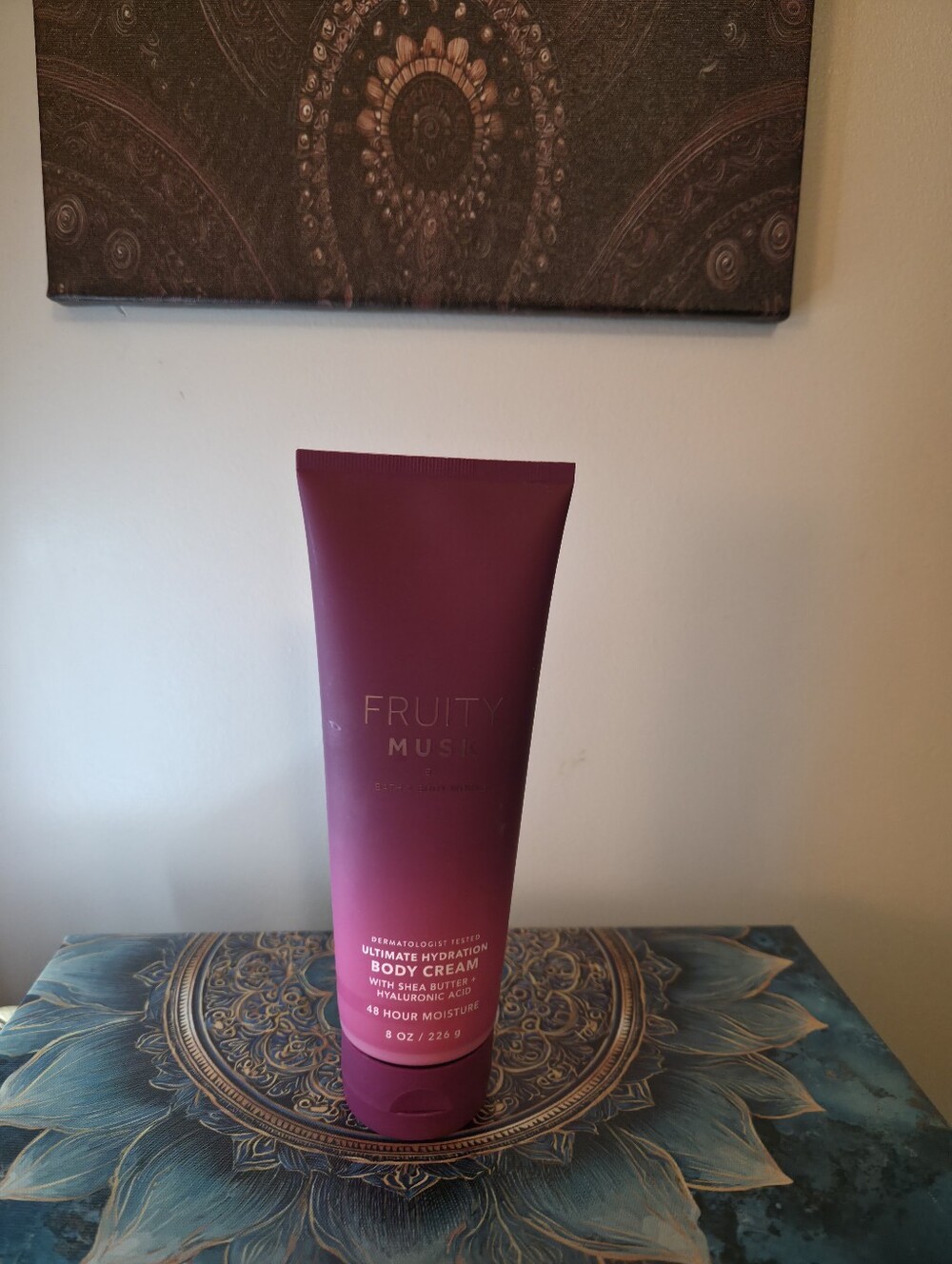 Bath And Body Works Fruity Musk Ultimate Hydration Body Cream FREE SHIPPING!
